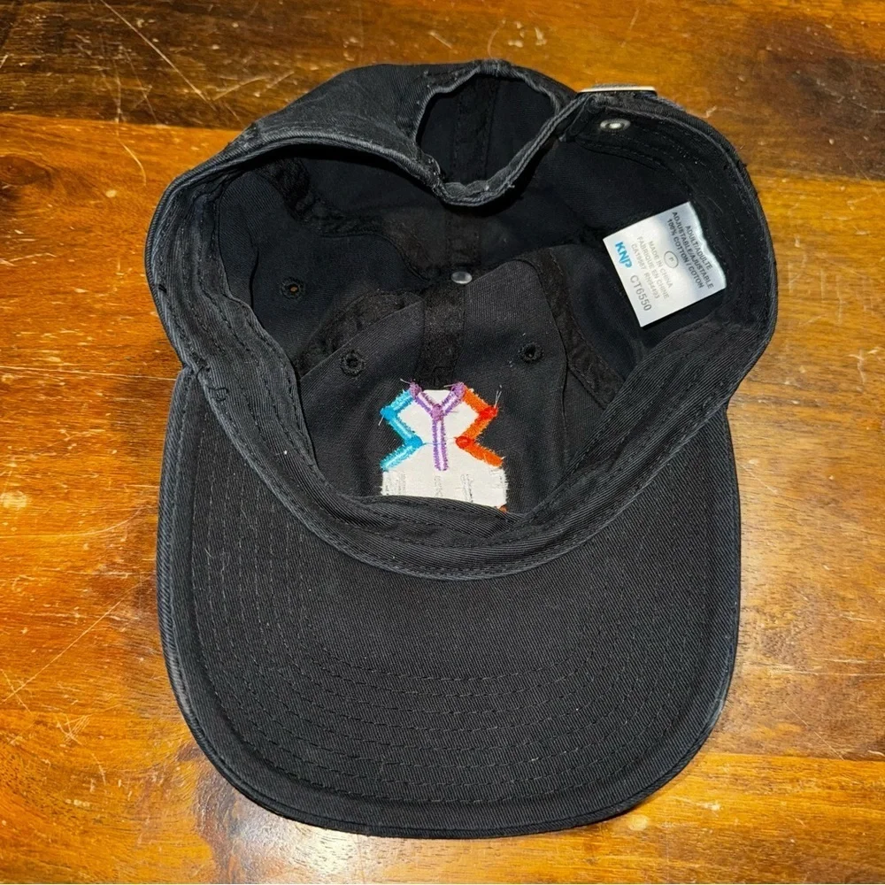 Rare Vtg Syracuse Hat Embroidered “SYR” FILM SYRACUSE Black Adjustable Hat Cap